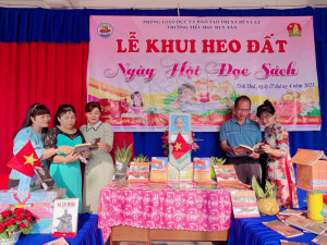 Trường TH Duy Tân tổ chức Ngày hội đọc sách năm 2023.