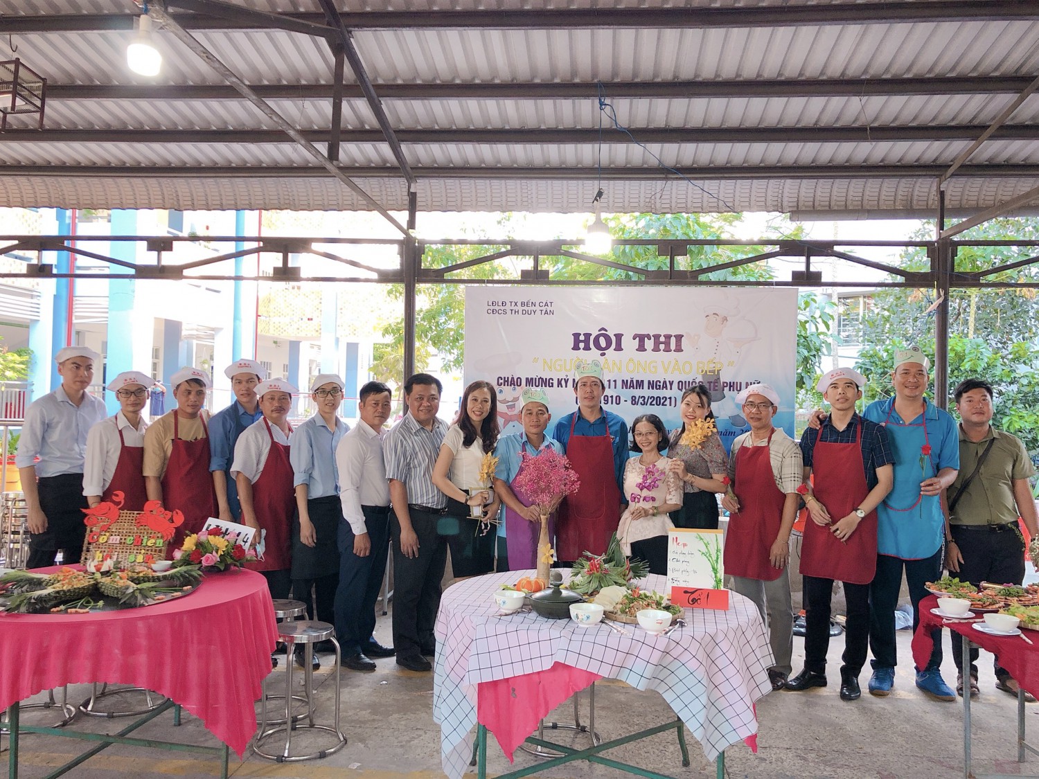 Trường TH Duy Tân tổ chức hội thi "Người đàn ông vào bếp"